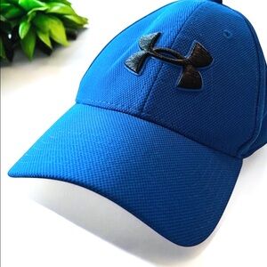 UNDER ARMOUR Hat Cap Logo Men’s Size Large / XL Blue & Black FAST SHIP 1756-15